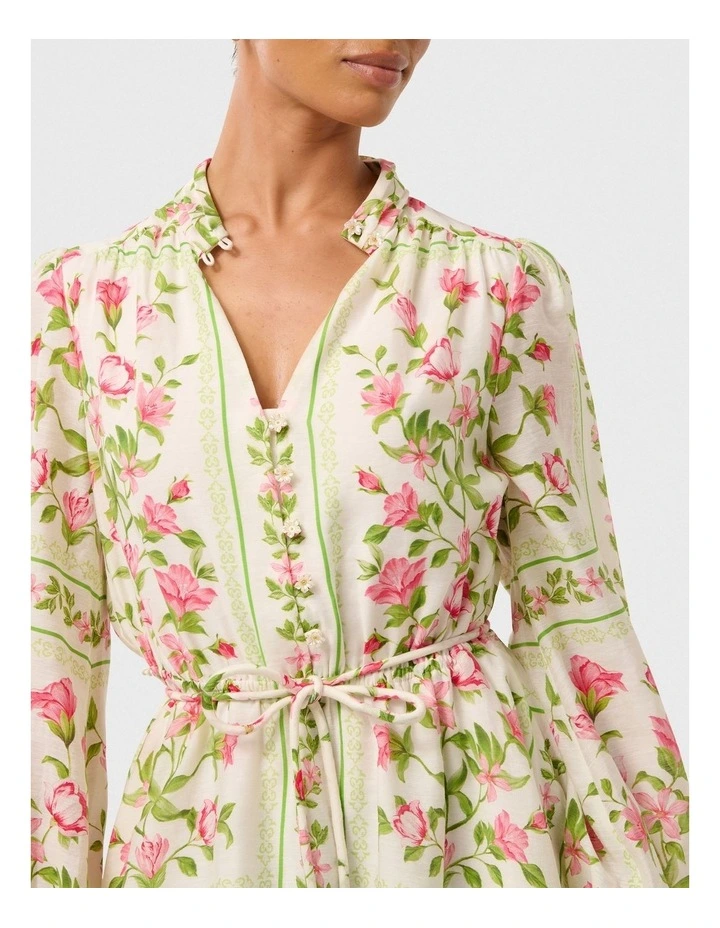 Tamila Printed Mini Dress in Pink Bellview Floral image 4
