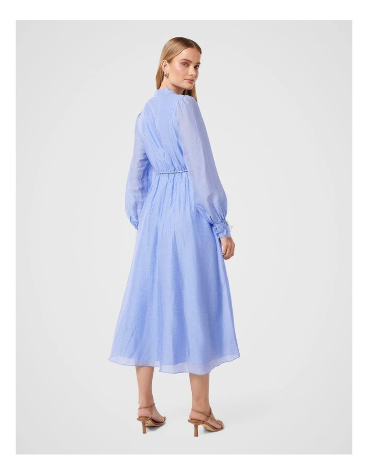 Yasmin Floral Midi Dress in Blue