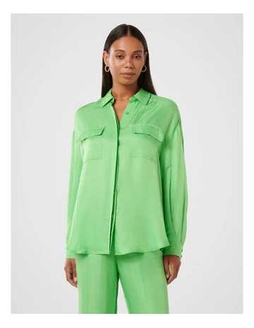Verity Relaxed Shirt in Green