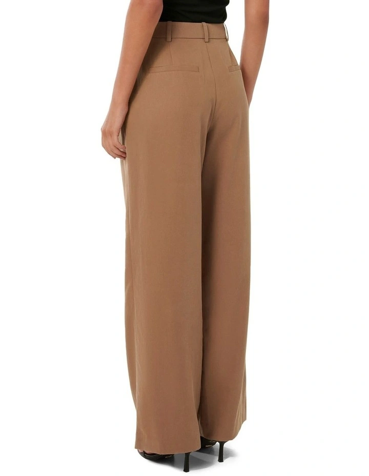 Bowie Wide Leg Pant in Brown image 2