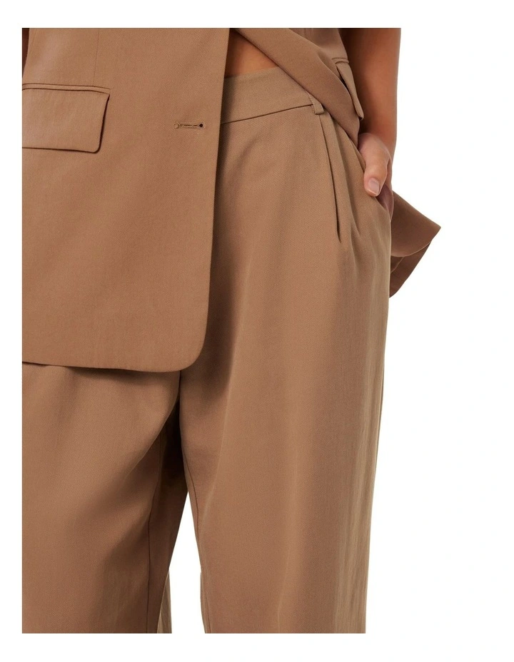 Bowie Wide Leg Pant in Brown image 4