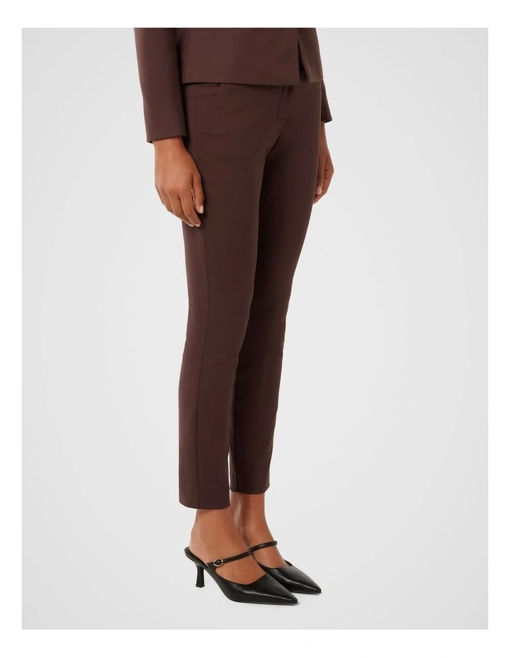 Grace Slim Pants in Brown image 3