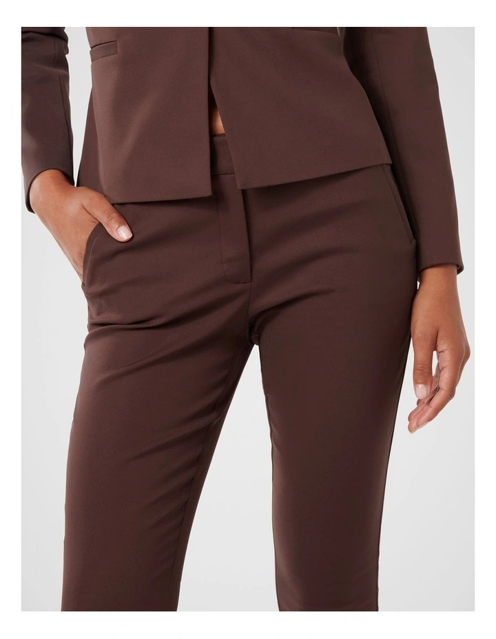 Grace Slim Pants in Brown image 4