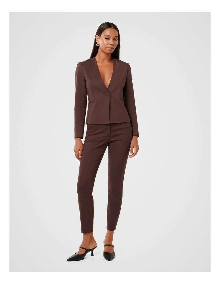 Grace Slim Pants in Brown image 5
