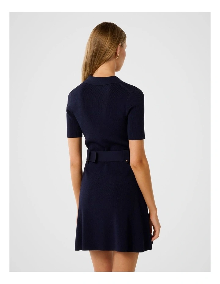 Lilah Utility Mini Dress in Navy image 2