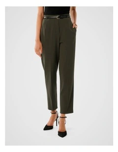Terry Tapered Pant in Green