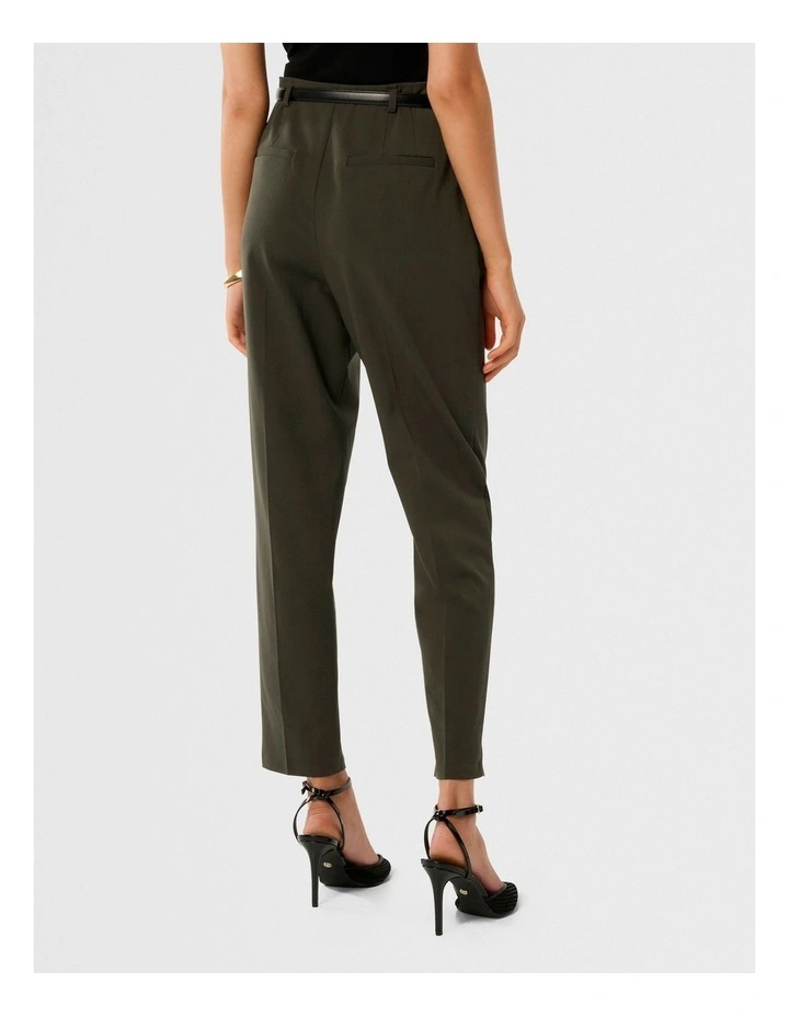 Terry Tapered Pant in Green image 2