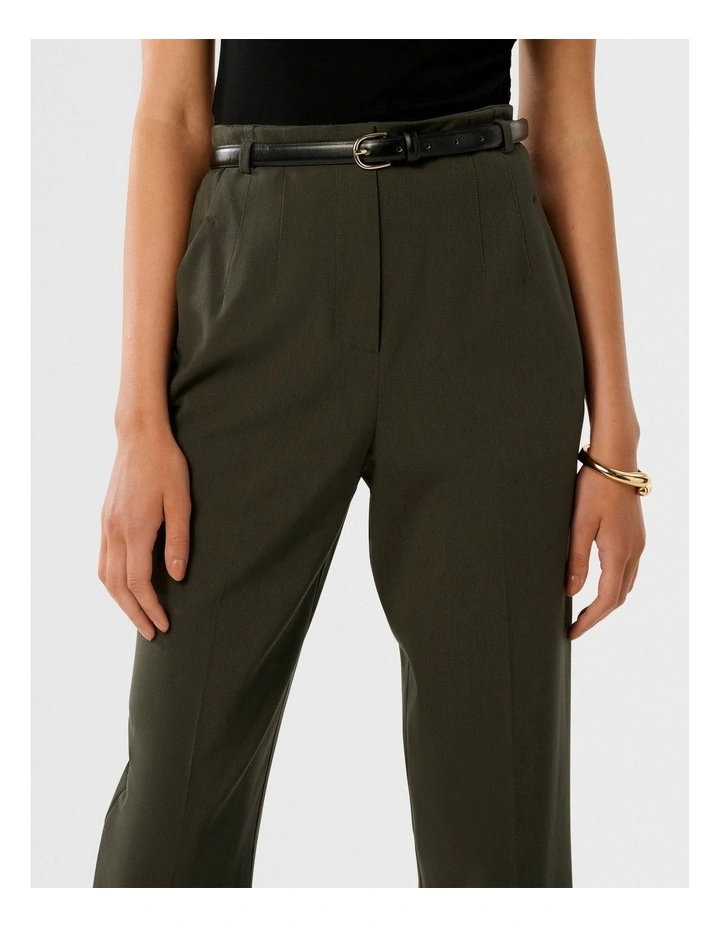 Terry Tapered Pant in Green image 4
