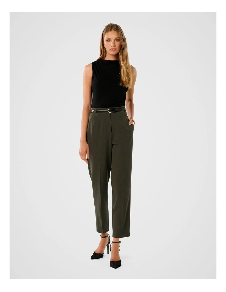 Terry Tapered Pant in Green image 5