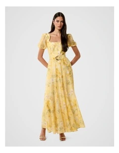 Marigold Panel Midi Dress in Multi