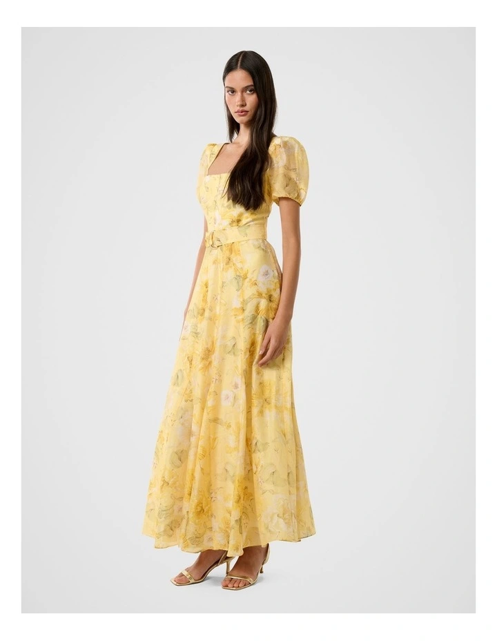 Marigold Panel Midi Dress in Multi image 3