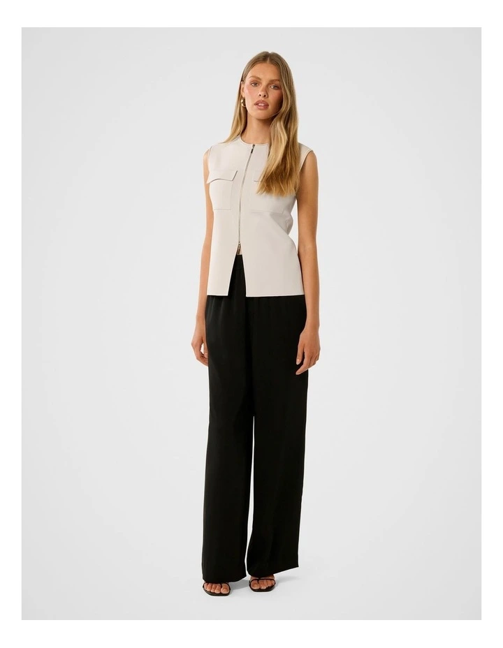 Carmen Utility Knit Top in Grey image 5