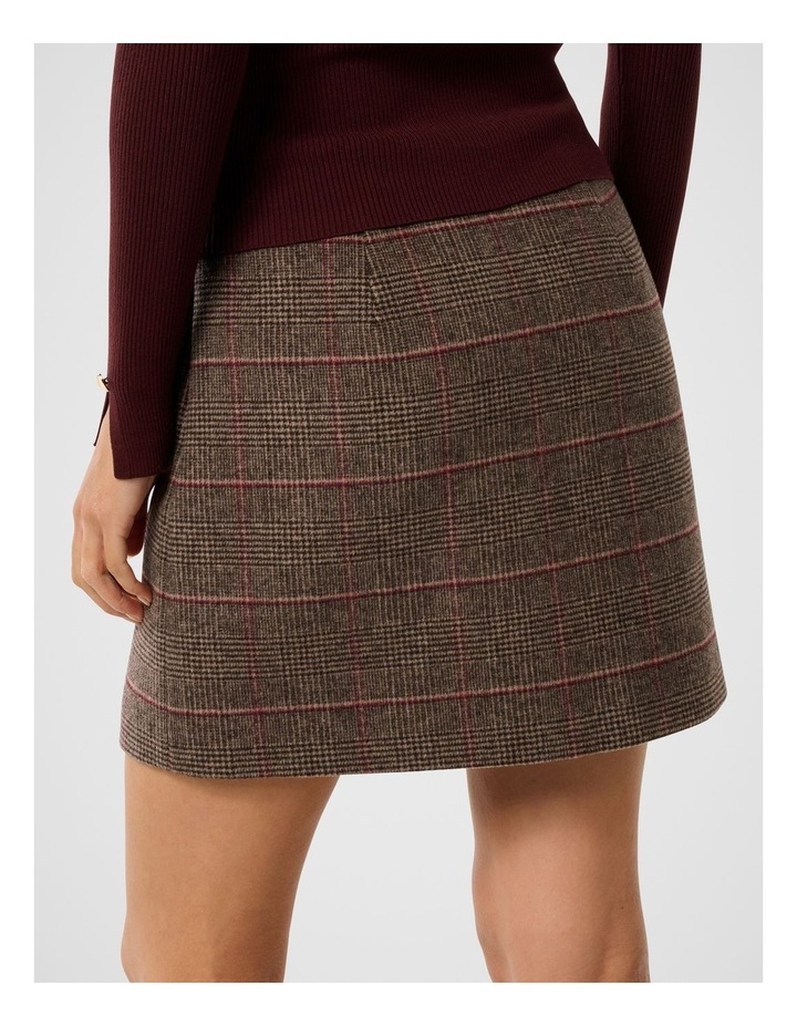 Jade highwaist mini skirt check 新品　M Forever New Jade Check Mini Skirt in Red | MYER