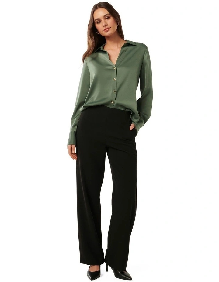 Fiona Textured Shirt in Green image 5