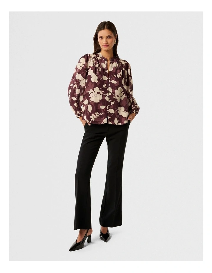 Adaline Printed Blouse in Multi image 5