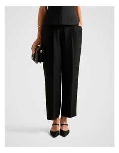 Felicity Barrel Leg Pants in Black