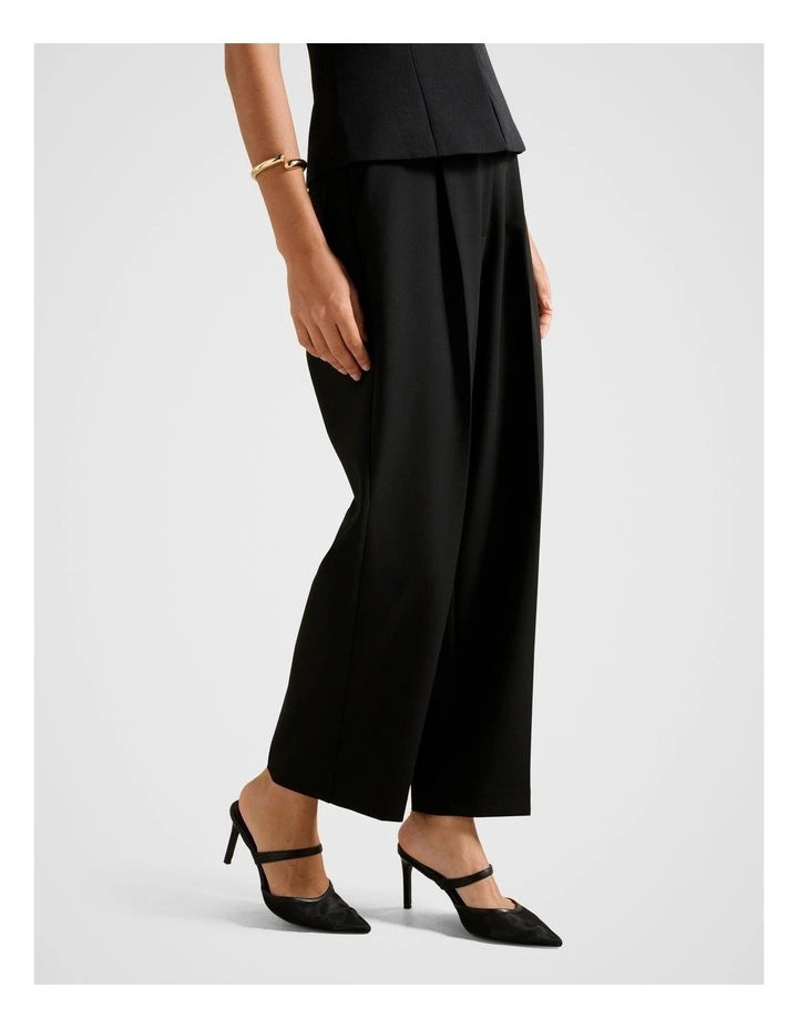 Felicity Barrel Leg Pants in Black image 3