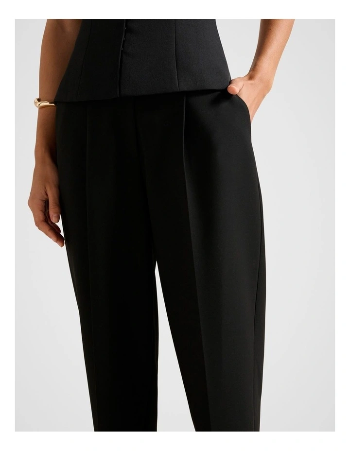 Felicity Barrel Leg Pants in Black image 4