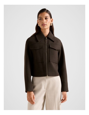 Eliana Jacket in Chocolate