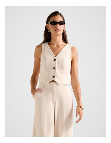 Oaklyn Waistcoat in Cream