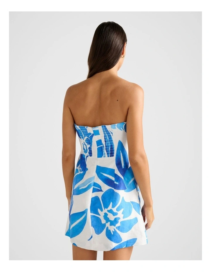Annika Tuck Side Mini Dress in Multi image 2