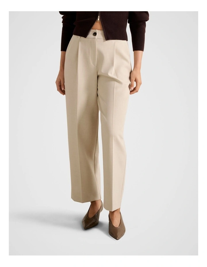 Felicity Barrel Leg Pants in Neutral image 1
