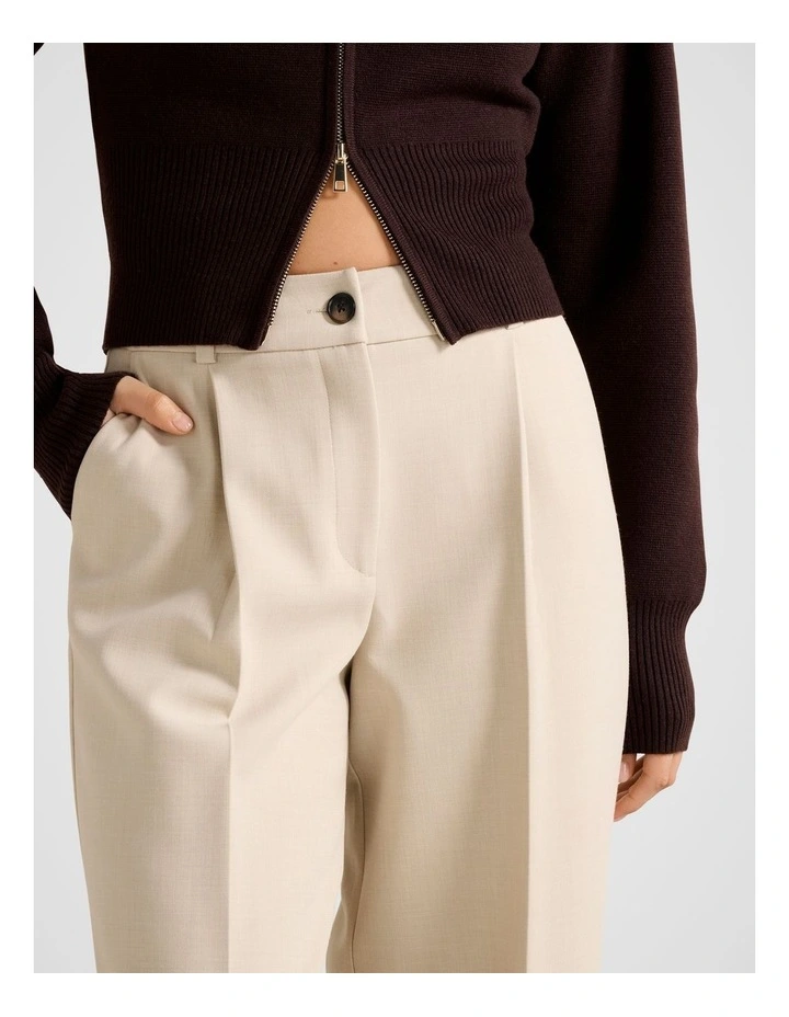 Felicity Barrel Leg Pants in Neutral image 4