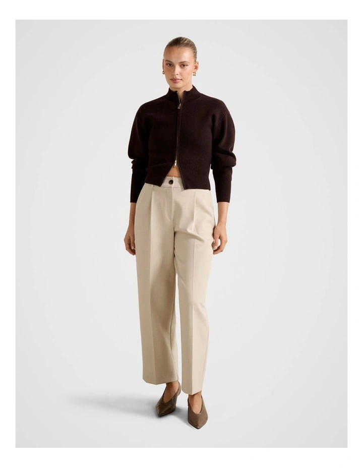 Felicity Barrel Leg Pants in Neutral image 5