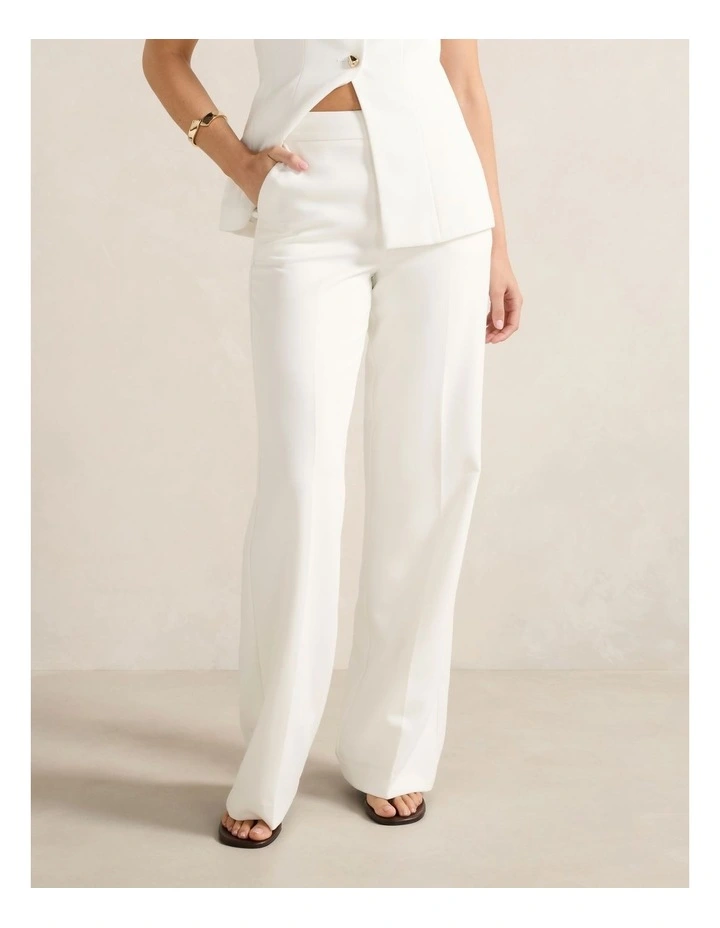 Marissa Wide Leg Pants in White image 1