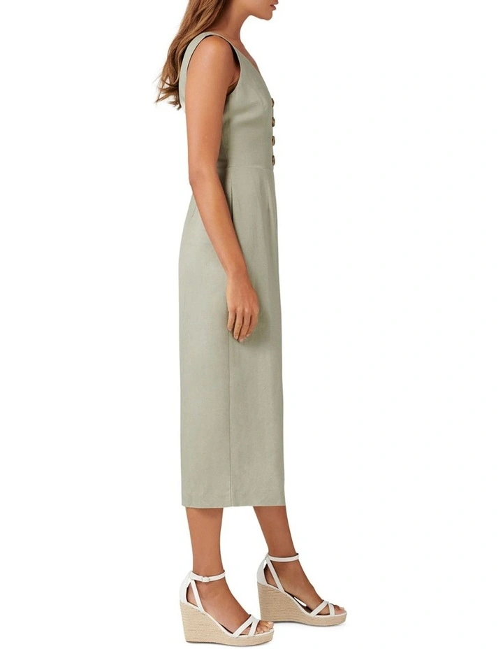 Clare Petite Button Front Jumpsuit image 3