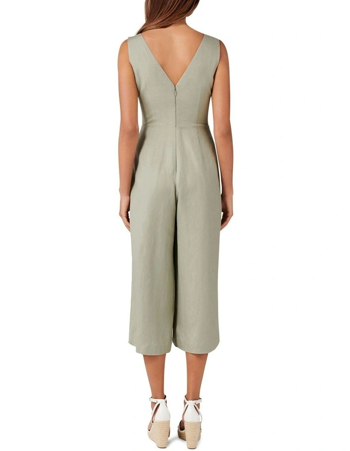 Clare Petite Button Front Jumpsuit image 4