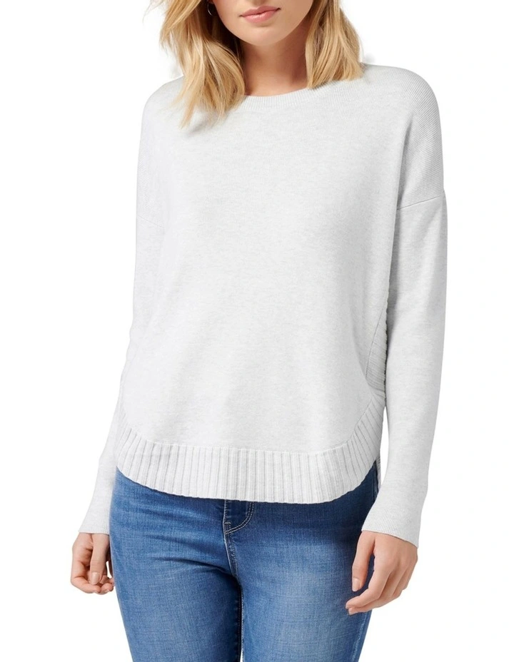 Lucy Curved Hem Jumper image 1