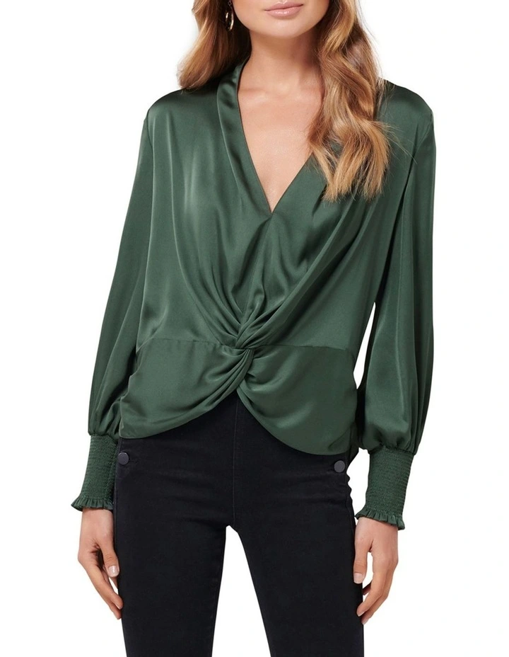 Cynthia Satin Twist Blouse image 1