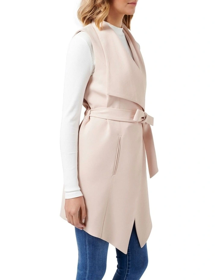 Alice Sleeveless Waterfall Jacket image 3