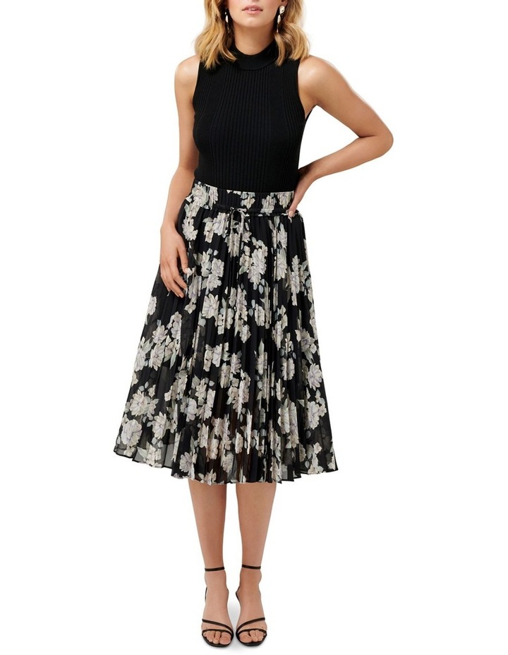 Alexis pleated georgette skirt clearance
