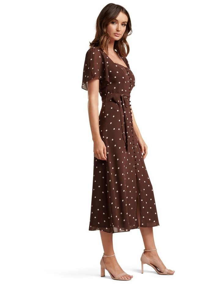 Cassidy flutter sleeve midi dress Clearance