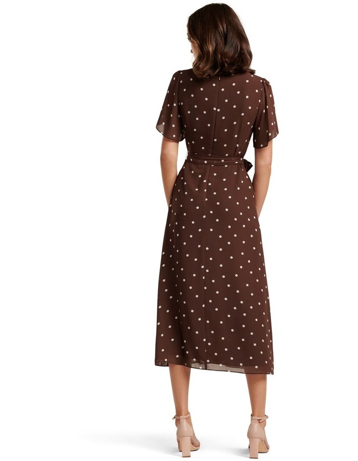 Cassidy flutter sleeve midi dress Clearance