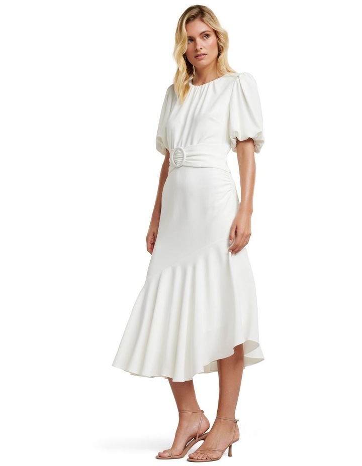 Celeste puff sleeve maxi dress clearance
