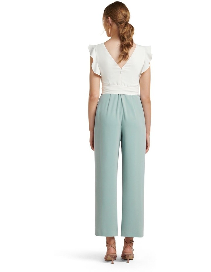 Leonie frill sleeve jumpsuit clearance