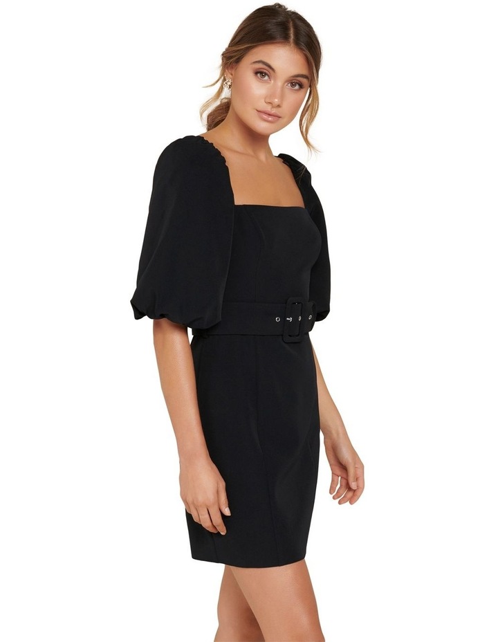 Henley puff sleeve mini dress clearance