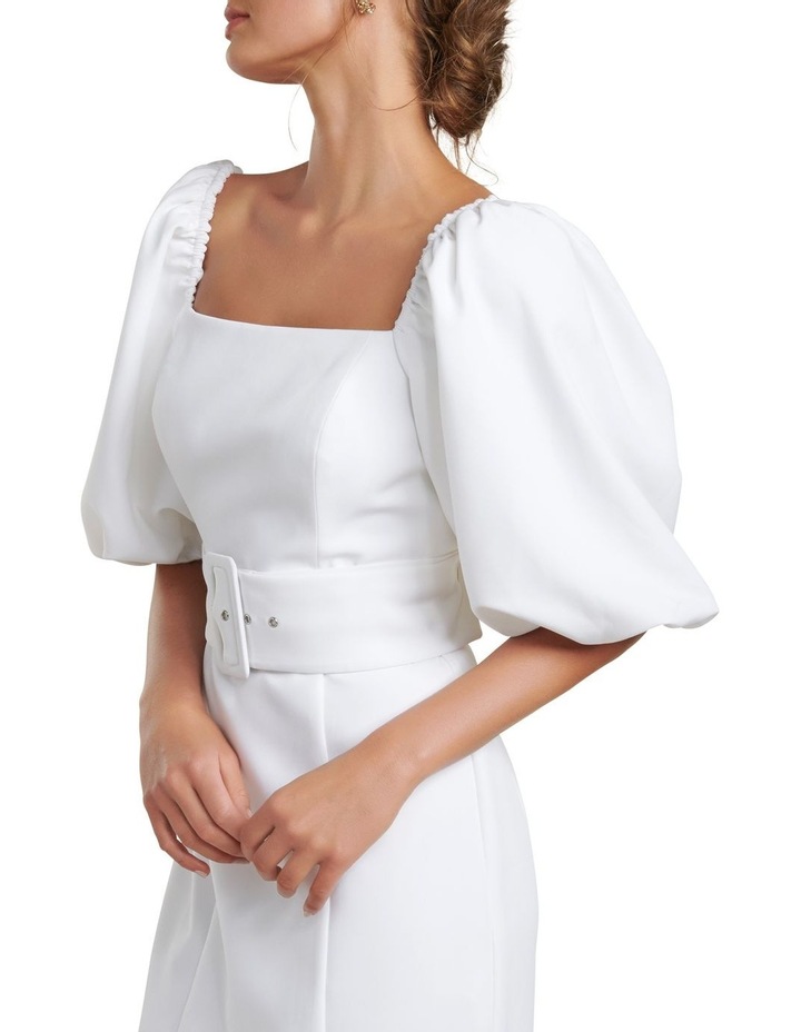 Henley puff sleeve mini dress clearance