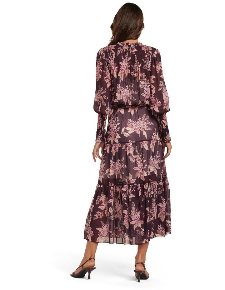 Violet tiered midi dress clearance