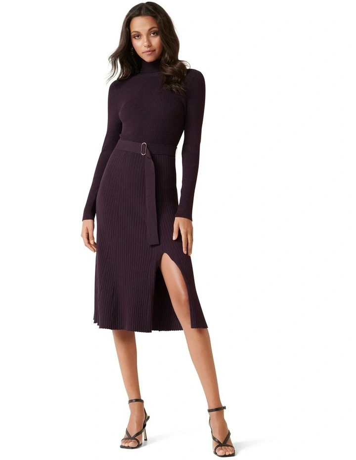 Stephanie Rib Midi Knit Dress image 1