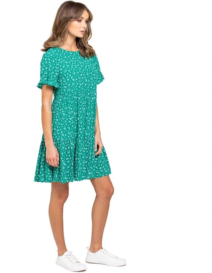 Tina Frill Sleeve Smock Dress image 2