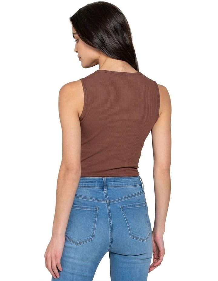 Lenay Button Front Tank image 3