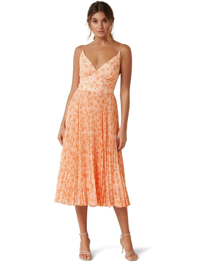 Marley pleated midi dress Clearance