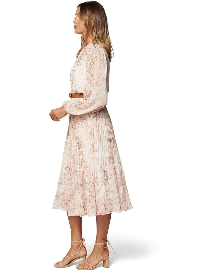 Fiona pleat belted midi dress Clearance