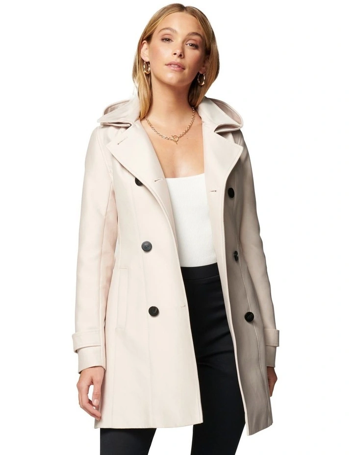Forever New Chloe hooded trench MYER