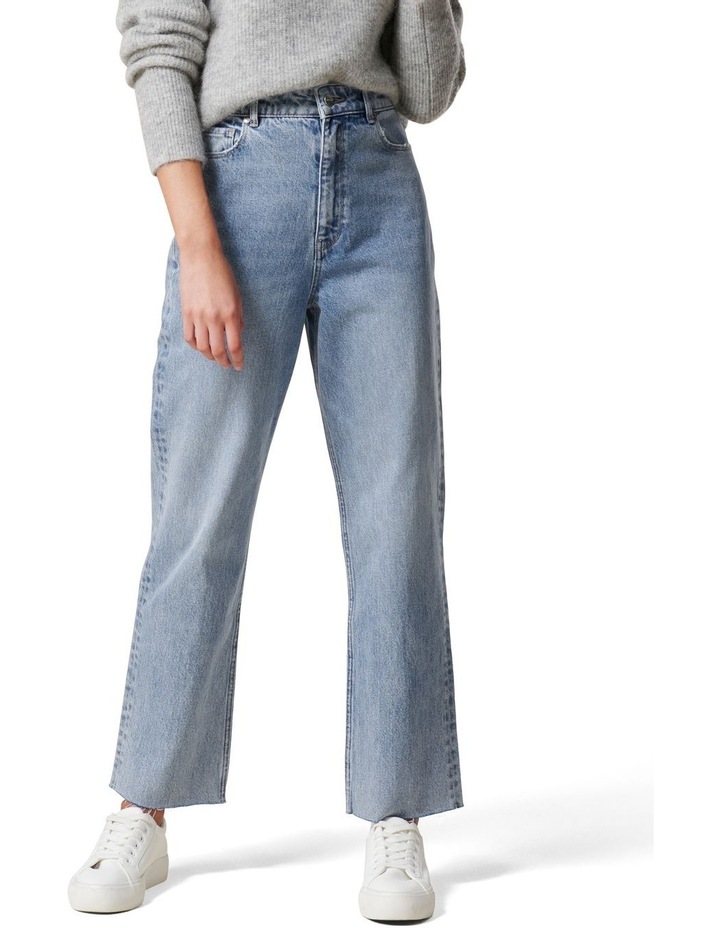 Straight leg high rise jeans Outlet