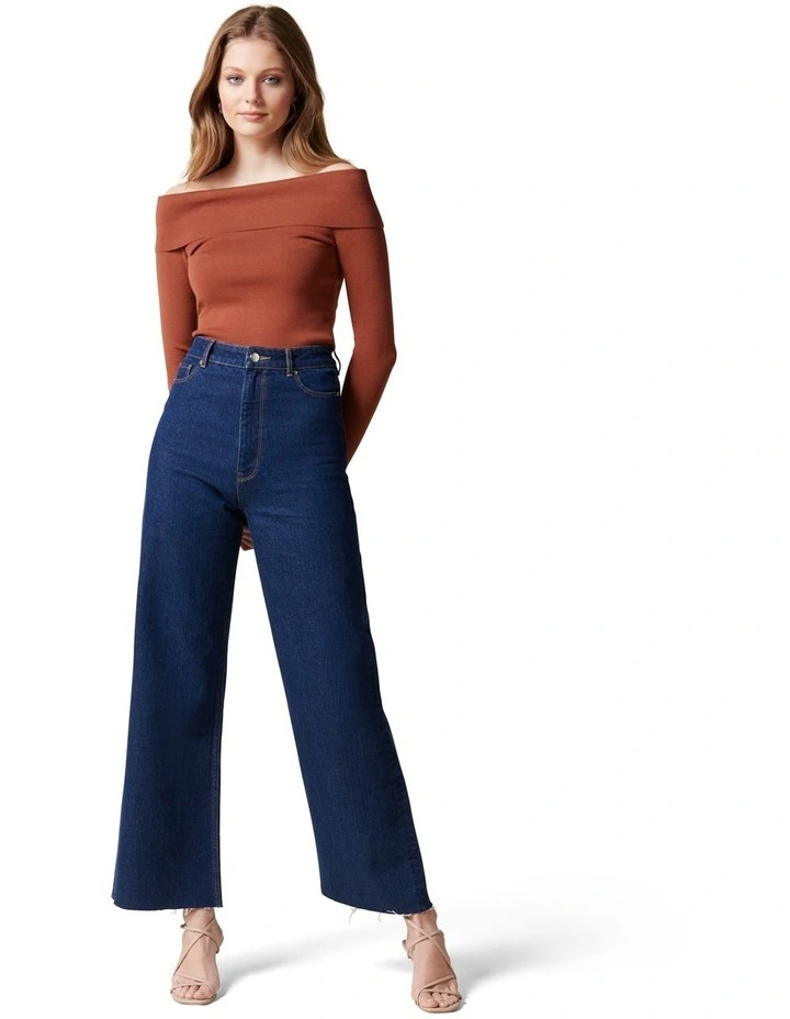 Angeline Bardot Knit Top image 5